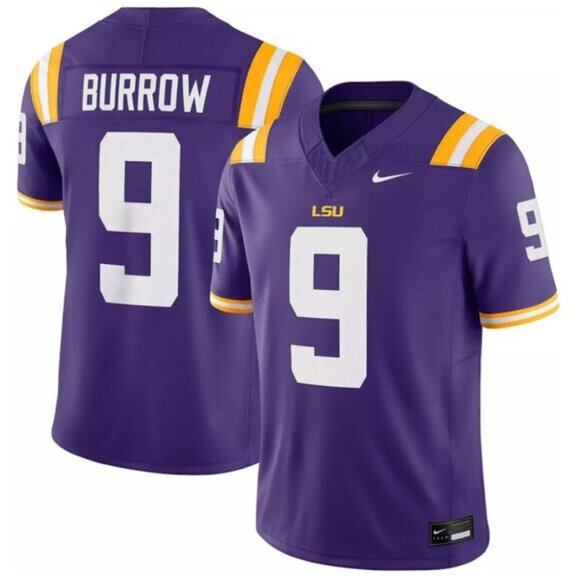 ✅Mens Kids Youths Joe Burrow Vapor Stitched Purple Jersey - Picture 1 of 1